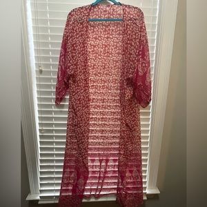 Long duster/kimono/cardigan one size